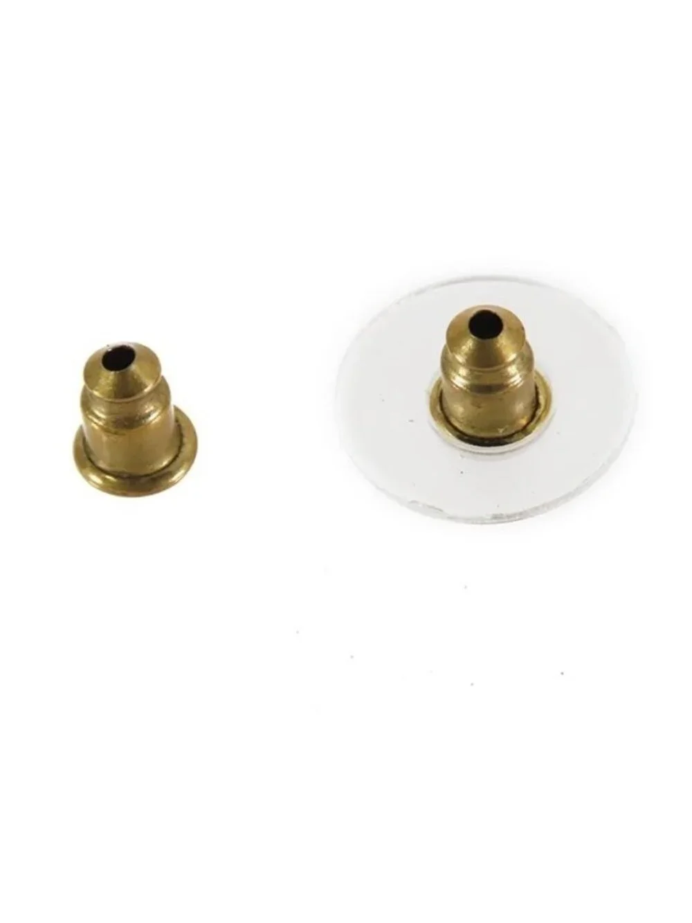 Chanel Earrings Gold Metal CC Logo Boy Plate